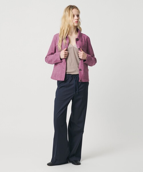 ATTISESSION(アティセッション)の「<ATTISESSION>スエードライク 3ポケット ジャケット(その他アウター・レディース・パープル/オリーブ・36/38)」の8枚目の写真