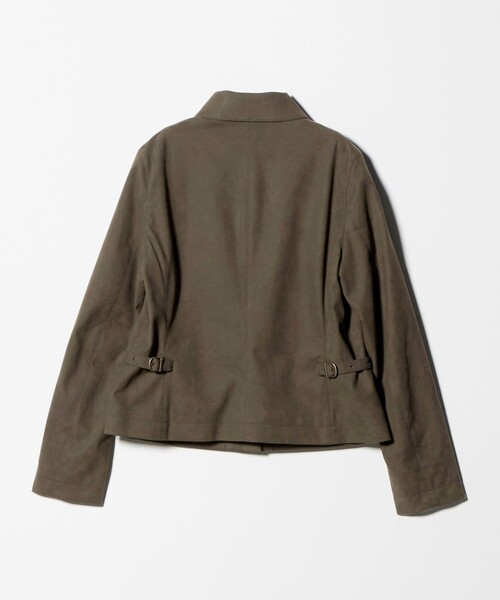 ATTISESSION(アティセッション)の「<ATTISESSION>スエードライク 3ポケット ジャケット(その他アウター・レディース・パープル/オリーブ・36/38)」の10枚目の写真