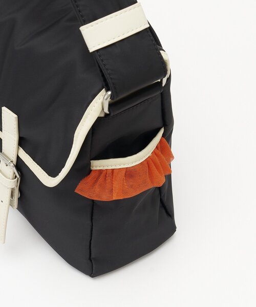 GRAIN（グレイン）の「【GRAIN/グレイン】チュールフリルメッセンジャーバッグ（ショルダーバッグ・レディース・ブラック/ブラウン/カーキ・FREE）」の19枚目の写真