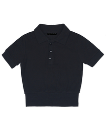 See Through PK Shirt_Black
