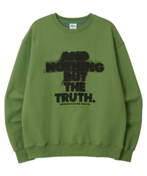 NOTHINGISBETTERTHANME（ナッシングイズベターザンミー）の「SCRATCH LETTERING SWEATSHIRT_green（スウェット）」