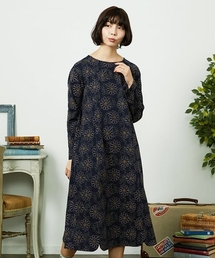 Crisantemo curvo フラワー総刺繍ワンピース