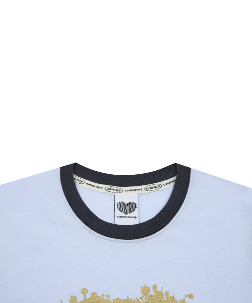 LUVISTRUE（ラヴイズトゥルー）の「SM ハウディープハート タンティー(ブルー)（Tシャツ/カットソー・レディース・その他・FREE）」の4枚目の写真