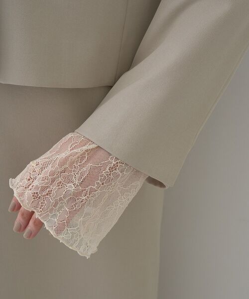 YECCA VECCA（イェッカヴェッカ）の「【2点SET】ショートジャケットセットキャミワンピース（ワンピース・レディース・ネイビー/ライトベージュ・FREE）」の11枚目の写真