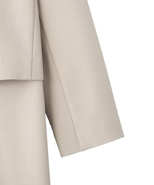 YECCA VECCA（イェッカヴェッカ）の「【2点SET】ショートジャケットセットキャミワンピース（ワンピース・レディース・ネイビー/ライトベージュ・FREE）」の5枚目の写真