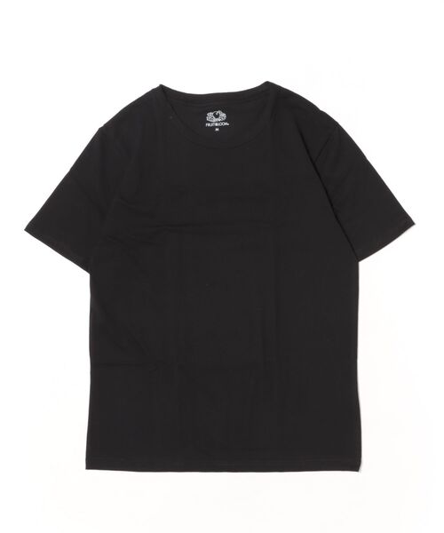 FRUIT OF THE LOOM(フルーツオブザルーム)の「【FRUIT OF THE LOOM】FTL 2P 32/- C Tシャツ / 無地 クルーネック Tシャツ 2枚パック(Tシャツ/カットソー・メンズ・ホワイト/グレー/ブラック・L/M/XL)」の4枚目の写真