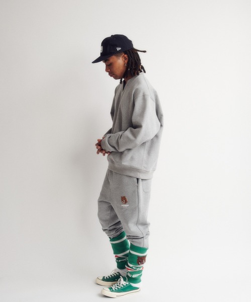 DIGAWEL(ディガウェル)の「Sweat-shirt(スウェット・メンズ・グレー/ブルー・2)」の4枚目の写真