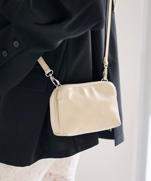 Kastane（カスタネ）の「【4色展開】ミニショルダーBAG（ショルダーバッグ・レディース・ベージュ/ブラック/イエロー系その他/アイボリー・FREE）」の12枚目の写真