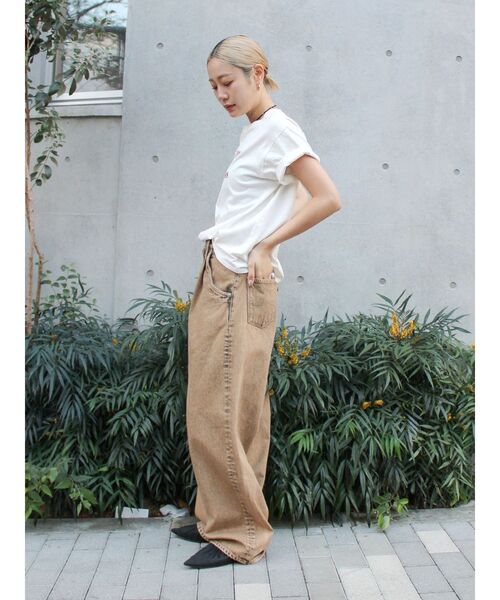 Ungrid（アングリッド）の「バックフォトプリントTee（Tシャツ/カットソー・レディース・チャコールグレー/オフホワイト/グリーン/ライトグレー・FREE）」の16枚目の写真