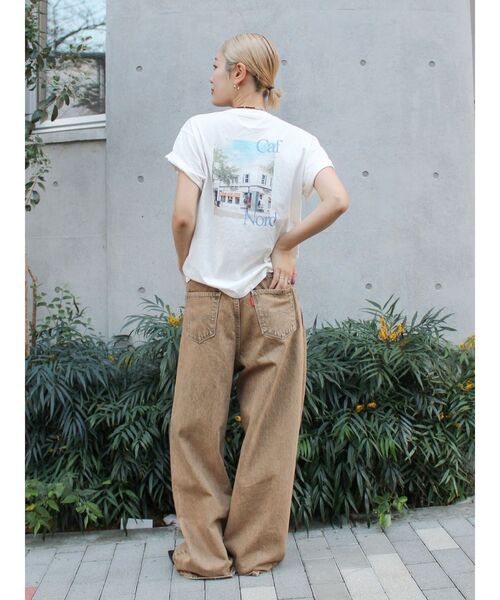 Ungrid（アングリッド）の「バックフォトプリントTee（Tシャツ/カットソー・レディース・チャコールグレー/オフホワイト/グリーン/ライトグレー・FREE）」の17枚目の写真