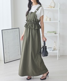 ReDial（リダイアル）の「ジッパー使いペプラムジャンスカ（ジャンパースカート）」