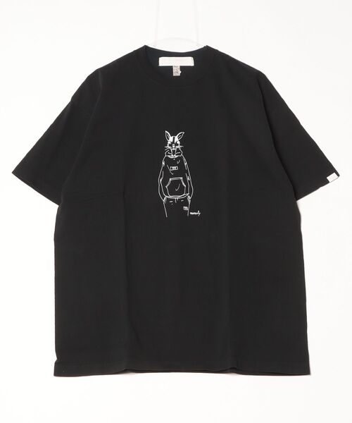 A blends(エイブレンズ)の「"A blends Meme-ci × A blends イラストTシャツ ""chihuahua"""(Tシャツ/カットソー・メンズ・ブラック/ホワイト・X-LARGE/LARGE)」の13枚目の写真