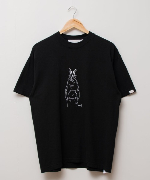 A blends(エイブレンズ)の「"A blends Meme-ci × A blends イラストTシャツ ""chihuahua"""(Tシャツ/カットソー・メンズ・ブラック/ホワイト・X-LARGE/LARGE)」の11枚目の写真