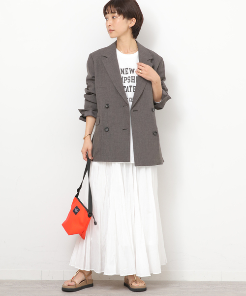 BAGSINPROGRESS（バッグズインプログレス）の「【BAGS IN PROGRESS】MICRO TOTE：ショルダーバッグ（ショルダーバッグ・レディース・レッド/ベージュ・FREE）」の4枚目の写真