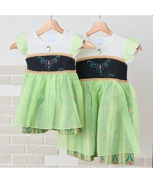 Disney（ディズニー）の「【Sophitica×tsumashi1118さん】Disney アナと雪の女王 ワンピース（ワンピース・キッズ・ブラック/ホワイト・130cm/90cm/100cm/110cm/120cm）」の6枚目の写真