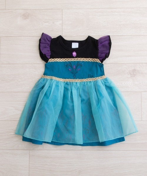 Disney（ディズニー）の「【Sophitica×tsumashi1118さん】Disney アナと雪の女王 ワンピース（ワンピース・キッズ・ブラック/ホワイト・130cm/90cm/100cm/110cm/120cm）」の9枚目の写真