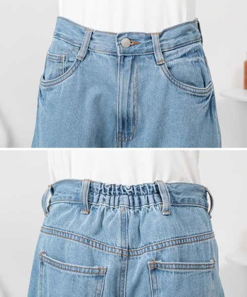 RCD(アールシーディー)の「ルーズワイドパンツ(その他パンツ・レディース・ネイビー/グレー系その他6/ブルー系その他3/ライトブルー/ブルー・L/M/LL/4L/3L)」の10枚目の写真