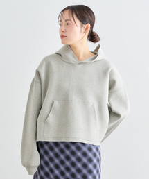 U by SPICK&SPAN | スウェットライクニットフーディー(パーカー)