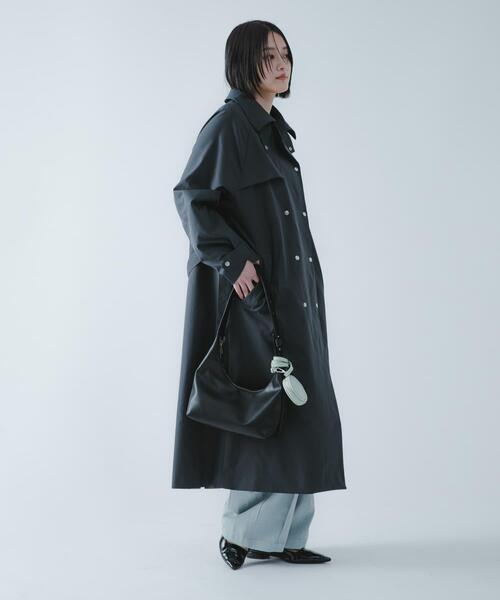 SENSE OF PLACE by URBAN RESEARCH（センスオブプレイスバイアーバンリサーチ）の「『撥水/防花粉』SKINProofトレンチコート（トレンチコート・レディース・チャコールグレー/ベージュ・ONE）」の7枚目の写真
