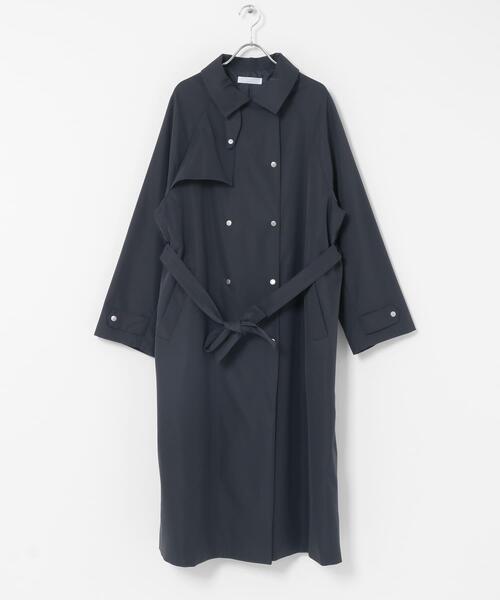 SENSE OF PLACE by URBAN RESEARCH（センスオブプレイスバイアーバンリサーチ）の「『撥水/防花粉』SKINProofトレンチコート（トレンチコート・レディース・チャコールグレー/ベージュ・ONE）」の10枚目の写真