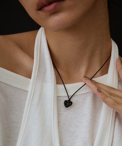 DRWCYS（ドロシーズ）の「ハートコードチョーカー/ネックレス（ネックレス・レディース・ゴールド/シルバー/ブラック・FREE）」の5枚目の写真