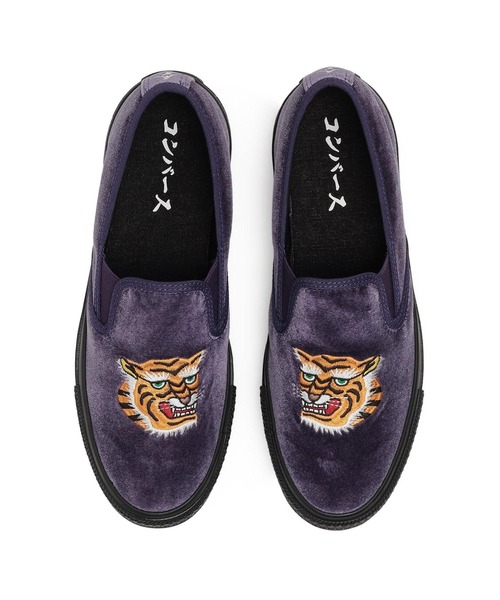 CONVERSE(コンバース)の「ALL STAR KUNGFU SLIP-ON 31317180(スリッポン・メンズ・パープル・9h/9/8h/8/7h/7/3h/4/5/5h)」の1枚目の写真