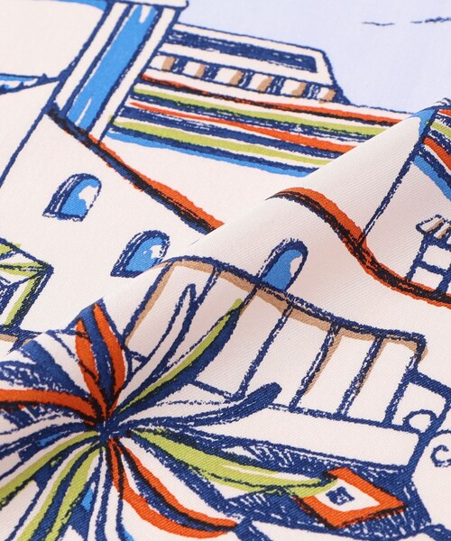 manipuri（マニプリ）の「【別注】manipuri VIEW シルクスカーフ（バンダナ/スカーフ・レディース・ブルー系その他・FREE）」の5枚目の写真