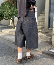 CIAOPANIC | 【cian denim/シアンデニム】バギーワイドデニムショーツ/ハーフパンツ(デニムパンツ)