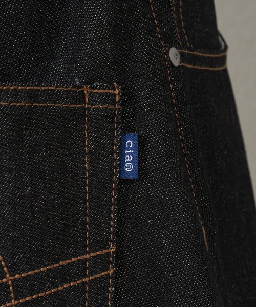 CIAOPANIC(チャオパニック)の「【cian denim/シアンデニム】バギーワイドデニムショーツ/ハーフパンツ(デニムパンツ・レディース・ブラック系その他/ブラック/インディゴブルー/ブルー・MEDIUM/SMALL/LARGE)」の16枚目の写真