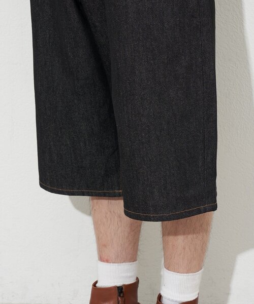 CIAOPANIC(チャオパニック)の「【cian denim/シアンデニム】バギーワイドデニムショーツ/ハーフパンツ(デニムパンツ・レディース・ブラック系その他/ブラック/インディゴブルー/ブルー・MEDIUM/SMALL/LARGE)」の18枚目の写真