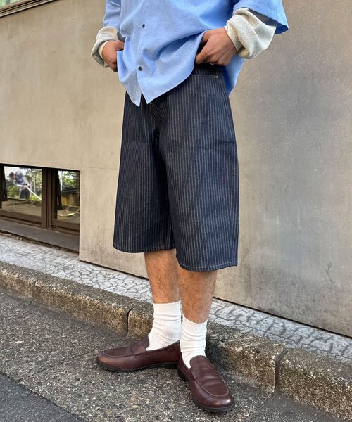 CIAOPANIC(チャオパニック)の「【cian denim/シアンデニム】バギーワイドデニムショーツ/ハーフパンツ(デニムパンツ・レディース・ブラック系その他/ブラック/インディゴブルー/ブルー・MEDIUM/SMALL/LARGE)」の19枚目の写真