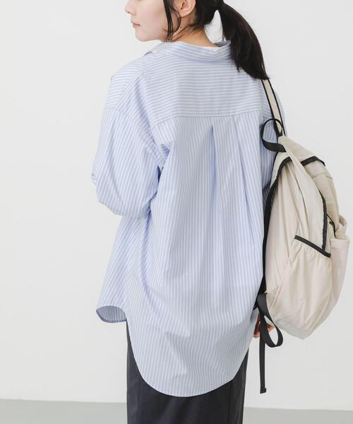 EKAL(エカル)の「cotton crispシャツ(シャツ/ブラウス・レディース・グレー/ブルー系その他/イエロー・ONE)」の13枚目の写真