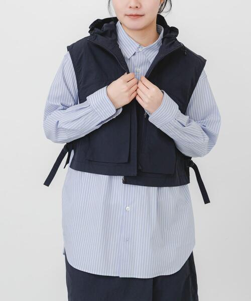 EKAL(エカル)の「cotton crispシャツ(シャツ/ブラウス・レディース・グレー/ブルー系その他/イエロー・ONE)」の15枚目の写真