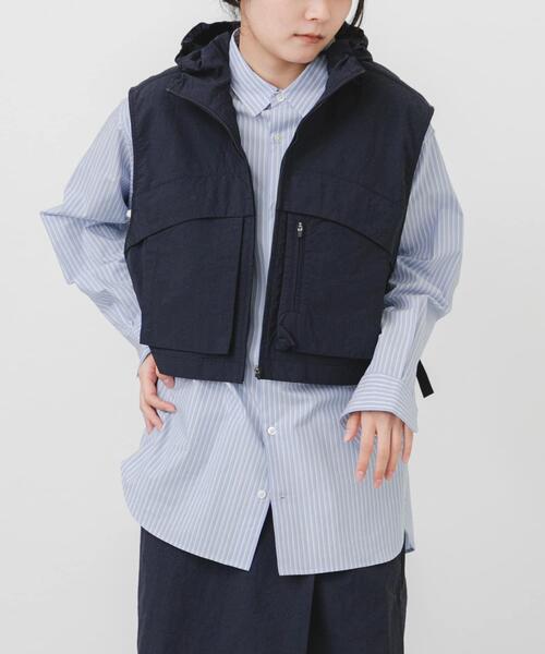 EKAL(エカル)の「cotton crispシャツ(シャツ/ブラウス・レディース・グレー/ブルー系その他/イエロー・ONE)」の17枚目の写真