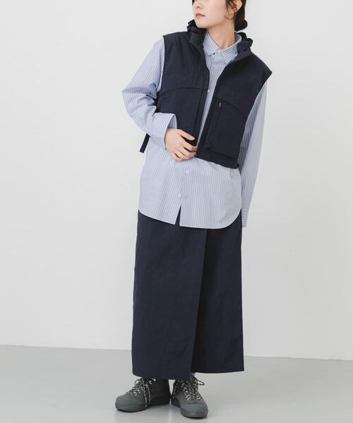 EKAL(エカル)の「cotton crispシャツ(シャツ/ブラウス・レディース・グレー/ブルー系その他/イエロー・ONE)」の18枚目の写真