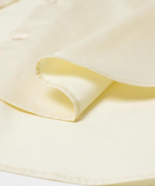 EKAL（エカル）の「cotton crispシャツ（シャツ/ブラウス・レディース・グレー/ブルー系その他/イエロー・ONE）」の18枚目の写真