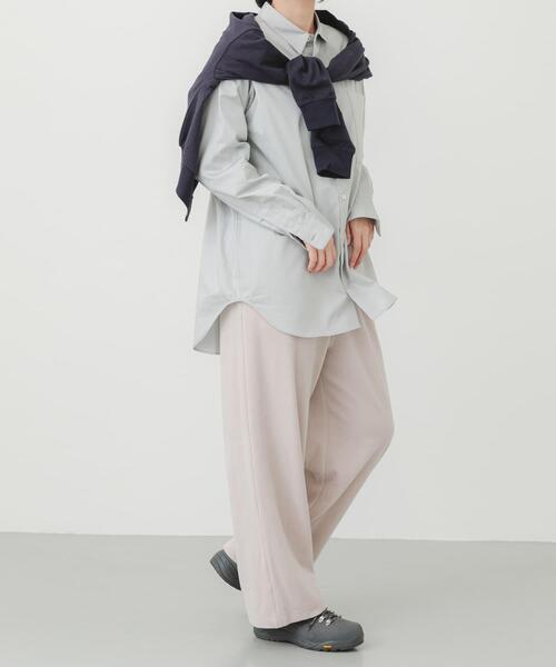 EKAL（エカル）の「cotton crispシャツ（シャツ/ブラウス・レディース・グレー/ブルー系その他/イエロー・ONE）」の13枚目の写真