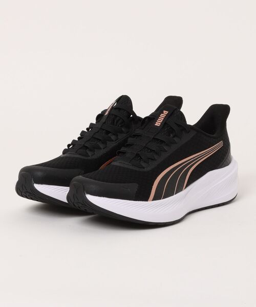 PUMA（プーマ）の「《PUMA》ダッシャー LITE EASE IN（スニーカー・レディース・ブラック×ブラック/ピンク系/ブラック×ホワイト/ブラック系/ブラック系その他・23.0cm/23.5cm/24.0cm/24.5cm/25.0cm/25.5cm/26.0cm/26.5cm/27.0cm/27.5cm/28.0cm/22.5cm）」の4枚目の写真