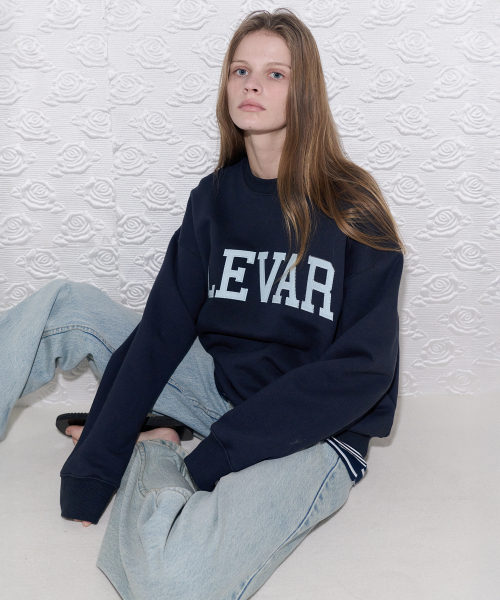 LEVAR(レバー)の「Levar Crewneck Sweatshirt - Classic Navy(スウェット・レディース・その他・FREE)」の2枚目の写真