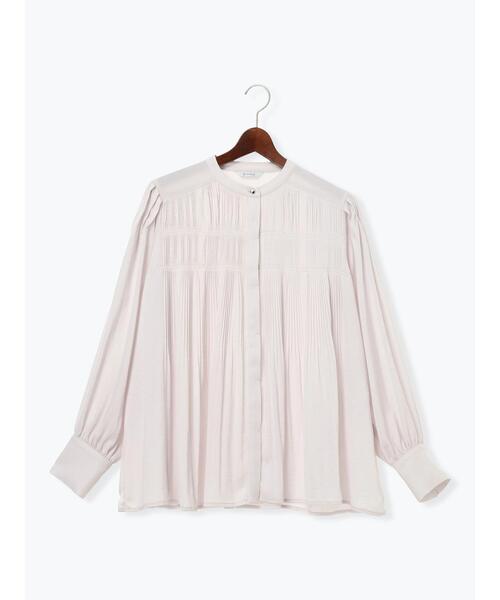 Te chichi（テチチ）の「プリーツサテンブラウス（シャツ/ブラウス・レディース・シルバーグレー/ミント/ネイビー・F）」の18枚目の写真