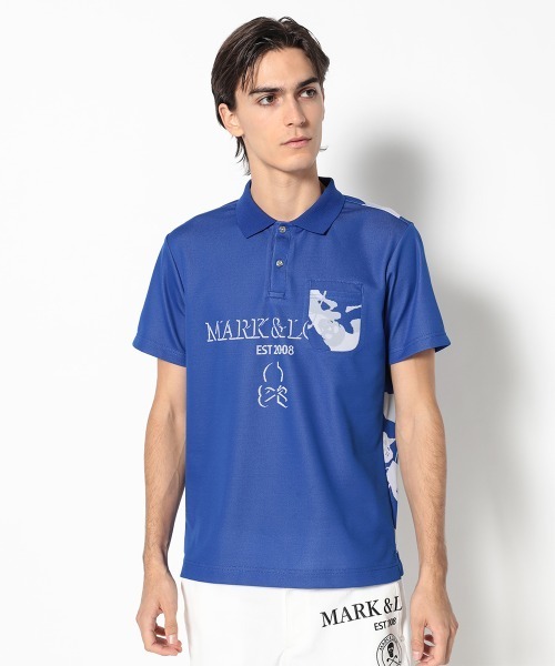 セール】Gauge Camouflage Jacquard Polo | MEN（ポロシャツ）｜MARK