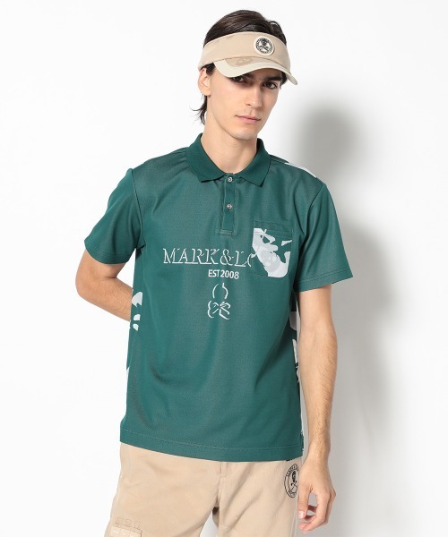 Gauge Camouflage Jacquard Polo | MEN（ポロシャツ）｜MARK & LONA