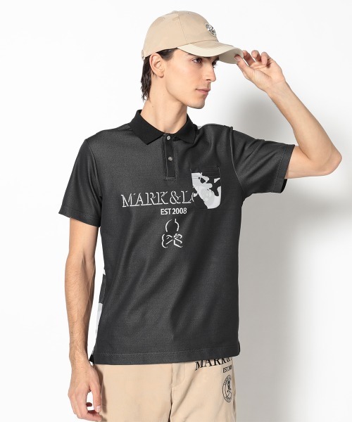 セール】Gauge Camouflage Jacquard Polo | MEN（ポロシャツ）｜MARK