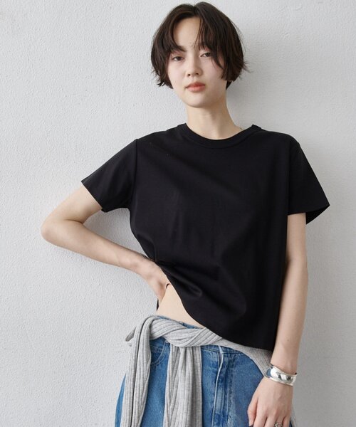 COLONY 2139(コロニートゥーワンスリーナイン)の「【リバイバル】スマートコンパクトTシャツ(Tシャツ/カットソー・レディース・チャコールグレー/ブラック/ホワイト・LARGE/MEDIUM/SMALL)」の19枚目の写真