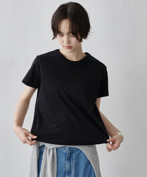 COLONY 2139(コロニートゥーワンスリーナイン)の「【リバイバル】スマートコンパクトTシャツ(Tシャツ/カットソー・レディース・チャコールグレー/ブラック/ホワイト・LARGE/MEDIUM/SMALL)」の20枚目の写真