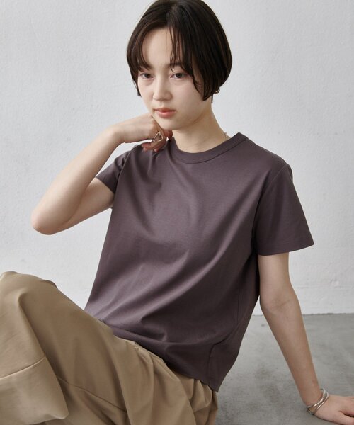 COLONY 2139(コロニートゥーワンスリーナイン)の「【リバイバル】スマートコンパクトTシャツ(Tシャツ/カットソー・レディース・チャコールグレー/ブラック/ホワイト・LARGE/MEDIUM/SMALL)」の4枚目の写真