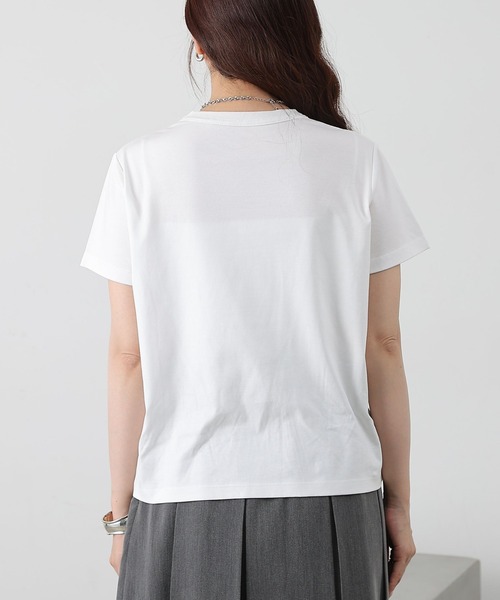 COLONY 2139（コロニートゥーワンスリーナイン）の「スマートコンパクトTシャツ（Tシャツ/カットソー・レディース・チャコールグレー/ブラック/ホワイト・LARGE/MEDIUM/SMALL）」の18枚目の写真