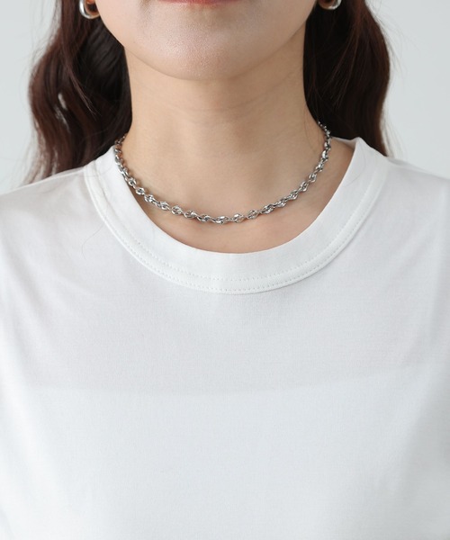 COLONY 2139（コロニートゥーワンスリーナイン）の「スマートコンパクトTシャツ（Tシャツ/カットソー・レディース・チャコールグレー/ブラック/ホワイト・LARGE/MEDIUM/SMALL）」の19枚目の写真