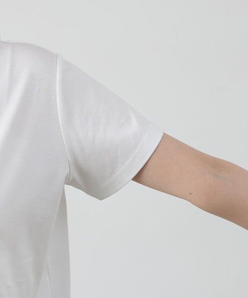 COLONY 2139（コロニートゥーワンスリーナイン）の「スマートコンパクトTシャツ（Tシャツ/カットソー・レディース・チャコールグレー/ブラック/ホワイト・LARGE/MEDIUM/SMALL）」の21枚目の写真