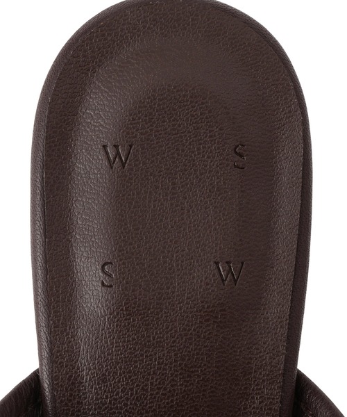 SALON adam et rope'(サロン アダム エ ロペ)の「【W S(ドゥーブル)】レザーヒールサンダル(サンダル・レディース・ダークブラウン/ブラック・37/36.5/36/37.5)」の11枚目の写真
